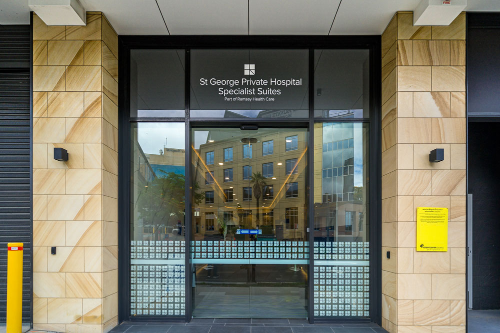 ENTRY OPTION 1
South Street, Opposite St George Private Hospital
